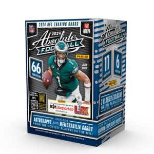 2024 Panini Absolute Football Blaster Box – 66 Cards (3 Green Parallels)